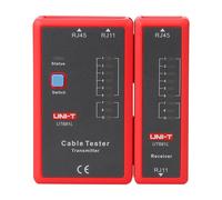 UNI-T UT681L RJ45 RJ11 Cable LAN Tester cavo di rete linea telefonica Tester a doppio uso Display di stato a LED strumento di riparazione NC