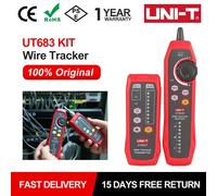 UNI-T UT683KIT Wire Tracer Localizzatore cavo di rete Lan Tester RJ45 RJ11 Cablaggio telefonico Finder Tester Strumento di riparazione