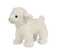 Uni-Toys - Agnellino bianco - 19 cm (lunghezza) - pecora, fattoria - peluche - BH-13057