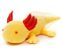 Uni-Toys Axolotl originale (giallo con occhi rossi) - 32 cm (lunghezza) - Peluche animale acquatico - Peluche
