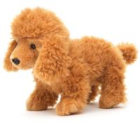 Uni-Toys - Barboncino (marrone chiaro), in piedi (senza guinzaglio) - 30 cm (lunghezza) - cane di peluche - peluche