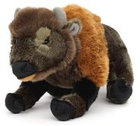 Uni-Toys - Bison, seduto - 29 cm (lunghezza) - Peluche bufalo, Wisent, bovino - peluche, peluche