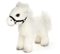 Uni-Toys - Cavallo, in piedi, bianco (senza sella) - 23 cm (lunghezza) - peluche