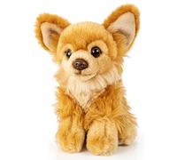 Uni-Toys - Chihuahua marrone, seduto - 18 cm (lunghezza) - cane di peluche - peluche