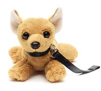 Uni-Toys - Chihuahua Plushie (con guinzaglio) - 20 cm (lunghezza) - cane di peluche, animale domestico - peluche