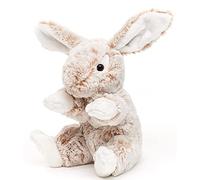 Uni-Toys - Coniglietto con orecchie (marrone chiaro), super morbido - 22 cm (altezza) - coniglio, animali della foresta - peluche