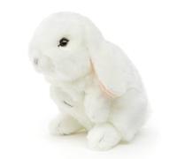 Uni-Toys - Coniglio Ariete, in piedi (bianco) - 18 cm (altezza) - Coniglio di peluche, coniglio - peluche