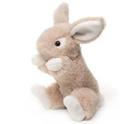 Uni-Toys Coniglio con orecchie pieghevoli (beige), 15 cm (altezza), coniglietto di peluche, peluche