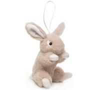 Uni-Toys Coniglio con orecchie pieghevoli (beige), con passante, 15 cm (altezza), coniglietto di peluche, peluche