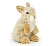 Uni-Toys - Coniglio, in piedi (beige) - 18 cm (altezza) - coniglio peluche - peluche