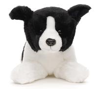 Uni-Toys - Eco-Line - Border Collie, sdraiato - 30 cm (lunghezza) - Cane di peluche - Peluche
