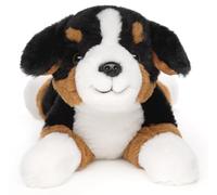 Uni-Toys - Eco-Line - Cane da Senna, sdraiato - 29 cm (lunghezza) - Cane di peluche - Peluche