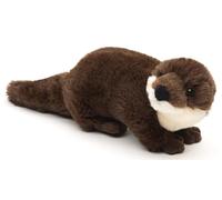 Uni-Toys - Eco-Line - lontra, in piedi - 100% materiale riciclato - 25 cm (lunghezza) - lontra peluche - peluche