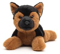 Uni-Toys - Eco-Line - Pastore tedesco sdraiato - 27 cm (lunghezza) - Cane di peluche - Peluche, peluche