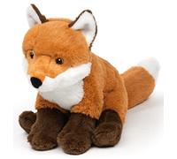 Uni-Toys - Eco-Line - Volpe rossa, seduta - 100% materiale riciclato - 25 cm (altezza) - Volpe di peluche - Peluche