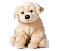 Uni-Toys - Golden Retriever, seduto - 25 cm (altezza) - cane di peluche - peluche