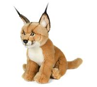 Uni-Toys - Karakal, seduto - 30 cm (altezza) - gatto di peluche, lince, caracal - peluche
