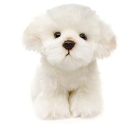 Uni-Toys - Maltese - 18 cm (altezza) - cane di peluche, animale domestico - peluche