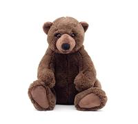 Uni-Toys - Orso bruno grande, seduto - Maxi - super morbido - 27 cm (altezza) - Orso di peluche, orsacchiotto, peluche