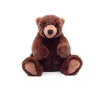 Uni-Toys - Orso bruno piccolo, seduto - 'Yannie' - Super morbido - 21 cm (altezza) - Orso di peluche, orsacchiotto, peluche