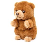 Uni-Toys - Orso bruno, seduto - 17 cm (altezza) - Orso di peluche - peluche