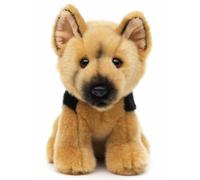 Uni-Toys - Pastore tedesco, seduto - 19 cm (altezza) - cane peluche - peluche - peluche