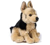 Uni-Toys - Pastore tedesco, seduto - 27 cm (altezza) - cane peluche - peluche - peluche