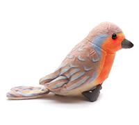 Uni-Toys - Pettirosso - 10 cm (altezza) - Uccello di peluche - Peluche