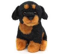 Uni-Toys - Plushie - Rottweiler, seduto - 12 cm (altezza) - cane di peluche - peluche