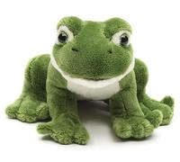Uni-Toys - Rana verde Plushie, seduto - Con voce cardanica - 13 cm (lunghezza) - Peluche