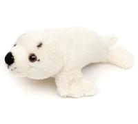Uni-Toys - Robbe Plushie (bianco) - 19 cm (lunghezza) - foca di peluche, cane di mare - peluche
