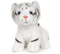 Uni-Toys - Tigre bianca bambino seduto - 18 cm (altezza) - Peluche
