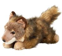 Uni-Toys - WolfsJunges, sdraiato - 24 cm (lunghezza) - lupo, animali della foresta - peluche