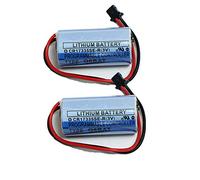 Uniamy CR17335SE-R PLC - Batteria interna di ricambio da 3 V per Mitsubishi Q6BAT Q02CPU Q02HCPU Q06HCPU Q12HCPU Q12PHCPU Q12PRHCPU Q25HCPU Q25PHCPU Q170HBATC Q172HCPU Q173HCPU 1800mAh 2pcs