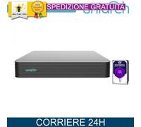 Uniarch NVR 10CH 8MP, No PoE, 1TB HDD Incluso, Alta Qualità Video