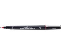 Uniball Pin - Penna da disegno, tratto: 0.3 mm, colore: rosso
