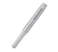 三菱鉛筆 Uniball ZENTO Signature Model Penna a sfera, design in metallo con cappuccio magnetico, extra fine 0,38 mm, inchiostro nero a base d'acqua, ultra liscia con attrito ridotto, argento, UBZH38.26