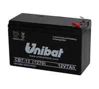Unibat 1481224 Batteria Ermetica, 12V, 7Ah, 151mm x 65mm x 99mm