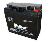 Unibat 1481228 Batteria Ermetica, 12V, 18Ah, 181mm x 77mm x 167mm