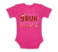 Unibly Bruh Frohe Weihnachten Merry Christmas Funny - Cappello natalizio a quadretti, Colore: rosa., 12 mesi