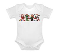 Unibly Creeper Gamer Personaggio | Christmas X-Mas Baby Body, bianco, 3 mesi
