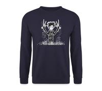 Unibly Edward con le mani delle forbici Scissorhands film natalizio | Maglione natalizio, blu navy, L