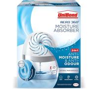 UniBond Aero - Assorbitore di umidità a 360°, 1 dispositivo con 1 linguetta di ricarica da 450 g, deumidificatore ultra assorbente, aiuta a prevenire condensa, muffa e odori di muffa, assorbitore di