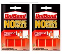 Unibond Niente Più Chiodi Permanente/Indelebile Doppio Lato Supporto Strips 3kg
