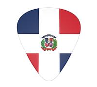 Unica bandiera della Repubblica Dominicana Plettro per chitarra elettrica, chitarra acustica, mandolino e basso Plettri per chitarra personalizzati Calibri sottili, medi e pesanti