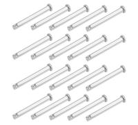 Unica Foro Perni Forcella 5x40mm Testa Piatta Cerniera Collegamento Perno 20pz