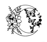 Unica luna farfalla da appendere alla parete aggiunge un tocco di eleganza al tuo arredamento domestico