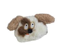 Unica spilla a forma di cane Scruffy in peluche, accessorio alla moda a forma di animale, morbida struttura per un abbigliamento divertente, brooch, come descritto