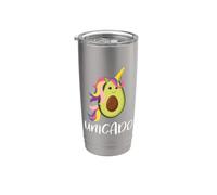 Unicado - Avocado and Unicorn Lover Bicchiere termico in acciaio inox doppia parete
