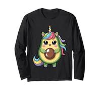 Unicado - Avocado and Unicorn Lover Maglia a Manica